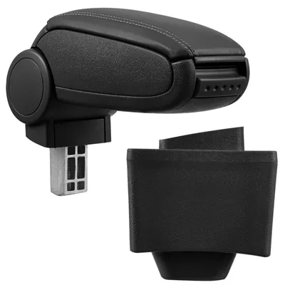 Armlehne Mittelarmlehne MAL Leder Bezug Schwarz für Audi A3 S3 8L 1996-2003 – Produktansicht