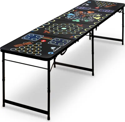 Produktbild von CampFeuer Beer Pong Table, skladací stôl 6 v 1 na párty, stôl na pitie, stôl na Beer Pong