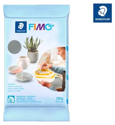 Immagine prodotto di FIMO8103-80 Argilla per modellare ad aria FIMO, indurente all'aria, grigio, 250 g
