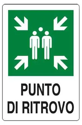 Immagine prodotto di CARTELLO' PUNTO DI RITROVO' 20x30 cm