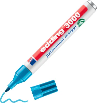 Produktbild von Edding 3000, Blau, Multi, Weiß, Kunststoff