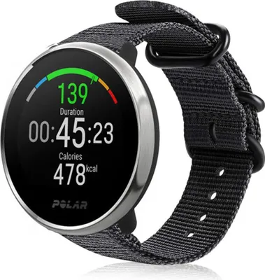 Produktbild von Strap-it Polar Ignite Nylon Schnallenarmband (Schwarz)