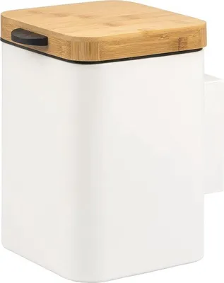 Produktbild von Famanu Kosmetikeimer 3 L - Wandmontage, rechteckig (weiß)