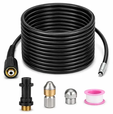 Productafbeelding van 10m leidingreinigingsslangset voor K2-K7 met adapter