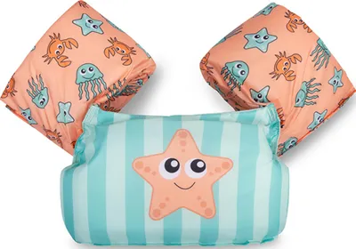 Productafbeelding van Swim Essentials Puddle Jumper - Groen/roze - Dierenbanden - 2/6 jaar