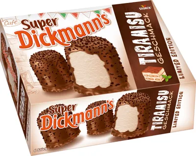 Produktbild von Storck Super Dickmanns Tiramisu mit Gebäckstückchen 6er Packung 168g