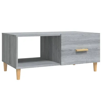 Produktbild von Couchtisch Grau Sonoma 89,5x50x40 cm Holzwerkstoff