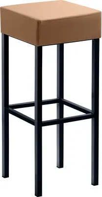 Produktbild von Barstuhl Mayer Sitzmöbel 1123 34 x 34 x 82 cm Stahl schwarz/hellbraun