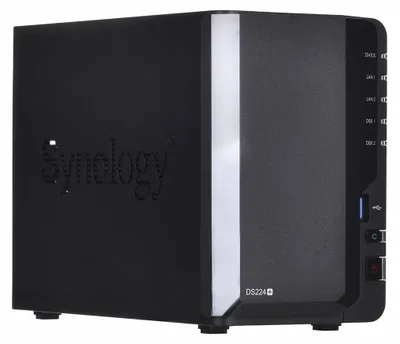 Produktbild von Synology DiskStation DS224+, NAS, Desktop, Intel® Celeron®, J4125, 2 GB, DDR4