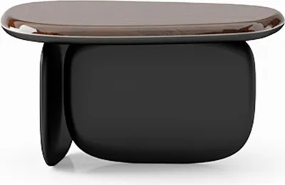 Produktbild von Beistelltisch aus Holz in Braun modern eleganter Wohnstil
