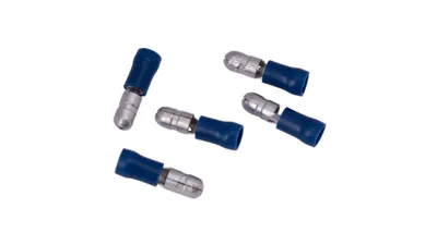 Image de Connecteur rond, 5 mm, isolé, pour câbles de 1,5 à 2,5 mm²