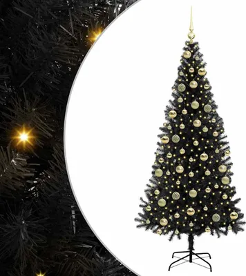 Immagine prodotto di vidaXL Albero di Natale con 300 LED con supporto nero 210 cm PVC