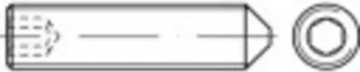 Produktbild von TOOLCRAFT 1062669 Gewindestift M2 2 mm Edelstahl A1, A2 50 St.