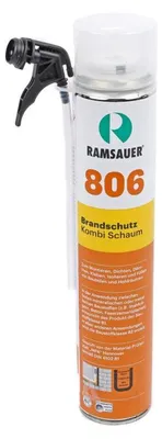 Produktbild von RAMSAUER 806 Brandschutzschaum 1K Polyurethan750 ml Dose Rot