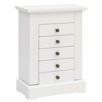 Immagine prodotto di vidaXL Portagioie con specchio MDF 25 x 13,5 x 34 cm