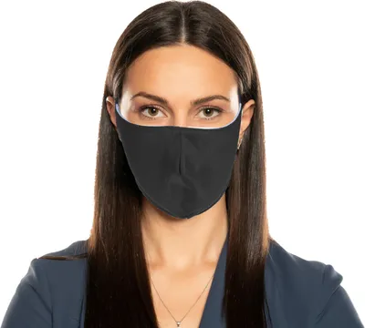 Produktbild von Mund-Nase-Maske Atemschutz 3-lagig Waschbar Baumwolle Wiederverwendbar SCHWARZ