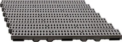 Produktbild von ScarMaxx 7m Entwässerungsrinne Bodenrinne Regenwasser A15 60 mm Stegrost Grau - 13x700x6cm
