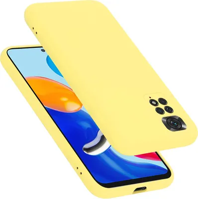 Produktbild von Cadorabo Schutzhülle für Xiaomi RedMi NOTE 11 4G / 11S 4G Hülle in Gelb Handyhülle Case Cover TPU Etui