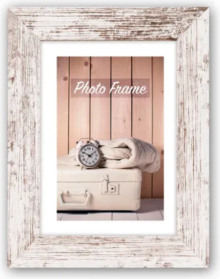 Zdjęcie produktu dla ZEP Nelson 6  weiß/braun   20x25 Holz Bilderrahmen         V21256