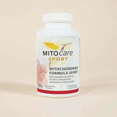 Produktbild von MITOCHONDRIEN FORMULA SPORT MITOcare, 240 St. Kapseln