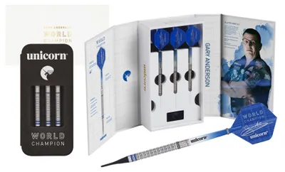 Produktbild von Unicorn Phase 3 World Champion Gary Anderson Soft Darts Presentation Box - 20g -- 1 Satz