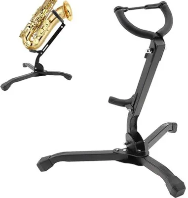 Produktbild von Famanu Saxophonständer verstellbar und faltbar - für Alt- und Tenorsaxophon