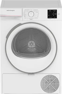 Produktbild von Elektrabregenz TKFX 83302, Freistehend, Frontlader, Wärmepumpe, Weiß, Drehregler, Berührung, Rechts