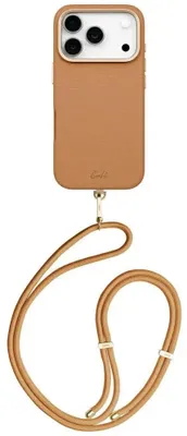 Produktbild von UNIQ Coehl Mirelle Etui für iPhone 17 Pro Magnetic Charging braun