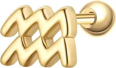 Produktbild von Piercing Sterling Silber gelbgold