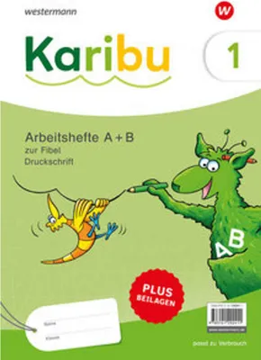 Image de Karibu. Paket Arbeitshefte 1 (Teil A und B)  Druckschrift zur Fibel Verbrauch