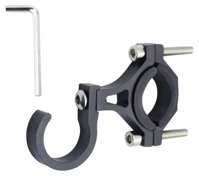 Image de Crochet de magasinage pour vélo / scooter aluminium FS366-004 noir