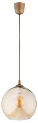 Obrázek produktu pro Závěsné svítidlo FICO, zlatá a jantarová, 1xE27x15W, sklo, rozměry: 90x25x25 cm, IP20, Alfa