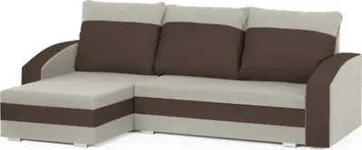 Produktbild von KING Ecksofa mit Schlaffunktion - Beige/Braun
