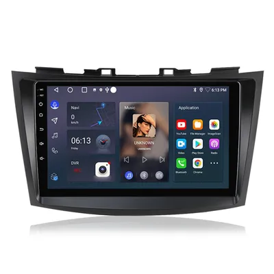 Zdjęcie produktu dla Radio samochodowe Android 9 cali 64 GB dla Suzuki SX4 2006-2013 z CarPlay i Android Auto Navigation oraz Bluetooth