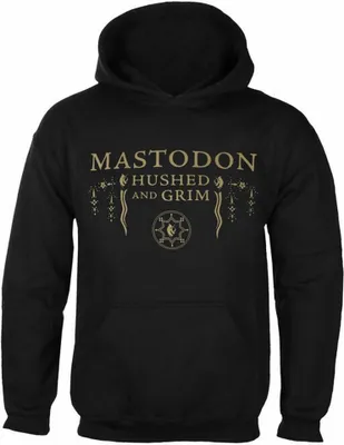 Obrázek produktu pro Mastodon - Mikina s kapucí "Hushed & Grim" pro muže/dámy Uni RO4955 (S) (Black)