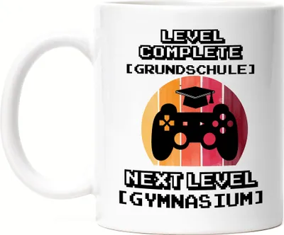 Produktbild von Level Grundschule Complete Next Level Gymnasium Tasse Geschenkidee 5. Klasse