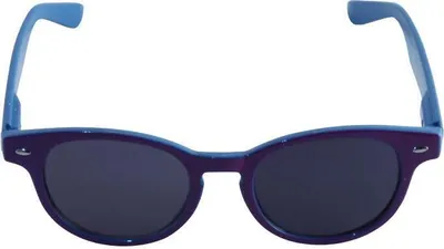 Produktbild von 80er Retro Sonnenbrille zweifarbig - lila & blau