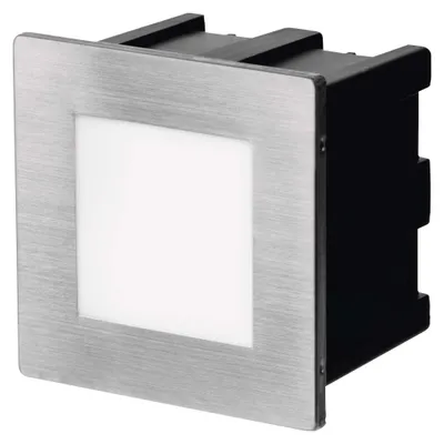 LED orientační svítidlo AMAL vestavné, 8 x 8 cm, 2W, neutrální bílá, IP65