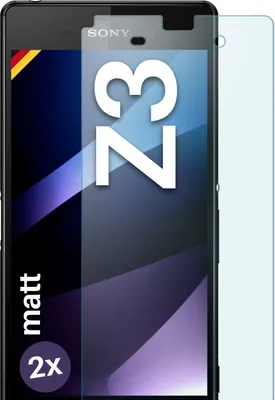 Produktbild von SCHUTZFOLIE FÜR SONY XPERIA Z3 - MATTES GLAS, Stückzahl:2er Set