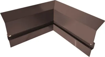 Produktbild von Renoplast Aluminium Sockelprofil C2 Sockelleiste, Sockelecke Innen 90°, Braun