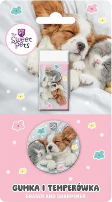 Produktbild von Radiergummi + Anspitzer „The Sweet Pets“ – Beniamin