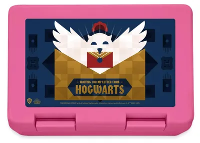 Produktbild von Spreadshirt Harry Potter Waiting For My Letter From Hogwarts Brotdose Lunchbox, One size, Pink