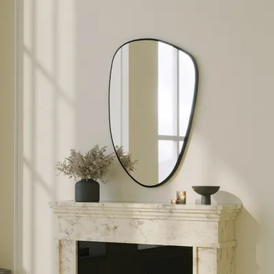 Produktbild von Skye Decor, Dream - Black, Spiegel, 100 % MDF, Schwarz, 91 x 61 cm