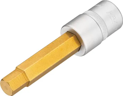 Image de Embout de tournevis 1/2" à six pans creux 12 x 100 mm Hazet | 4000896232550