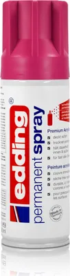 Produktbild von Edding Permanent Spray Premium Acryllack in telemagenta matt 200ml