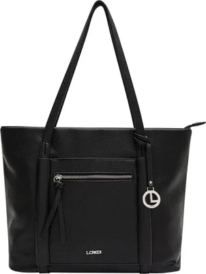 Image de L.CREDI sac shopper sac à épaule Merle Shopper Black noir