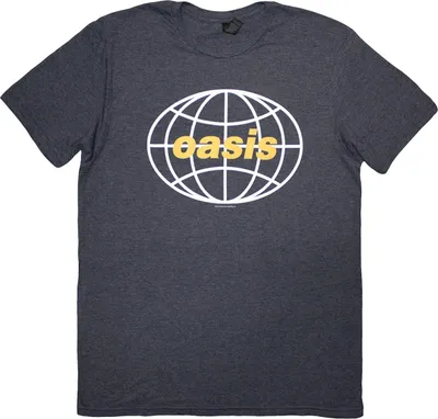 Produktbild von Oasis - T-Shirt Logo für Herren/Damen Uni RO13737 (L) (Dunkles Marineblau)