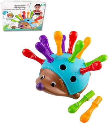 Produktbild von Igel Motorikspiel Montessori Lernspielzeug für Kleinkinder