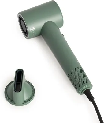 Obrázek produktu pro Fén na vlasy, který zabraňuje krepatění, s 2 teplotami, funkcí chlazení, 2 rychlostmi, technologií negativních iontů, 1800 W. Dvě teplotní stupně a funkce chlazení