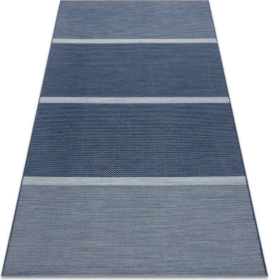 Zdjęcie produktu dla Dywan SZNURKOWY SIZAL COLOR 47011/309 Pasy Niebieski niebieski 200x290 cm